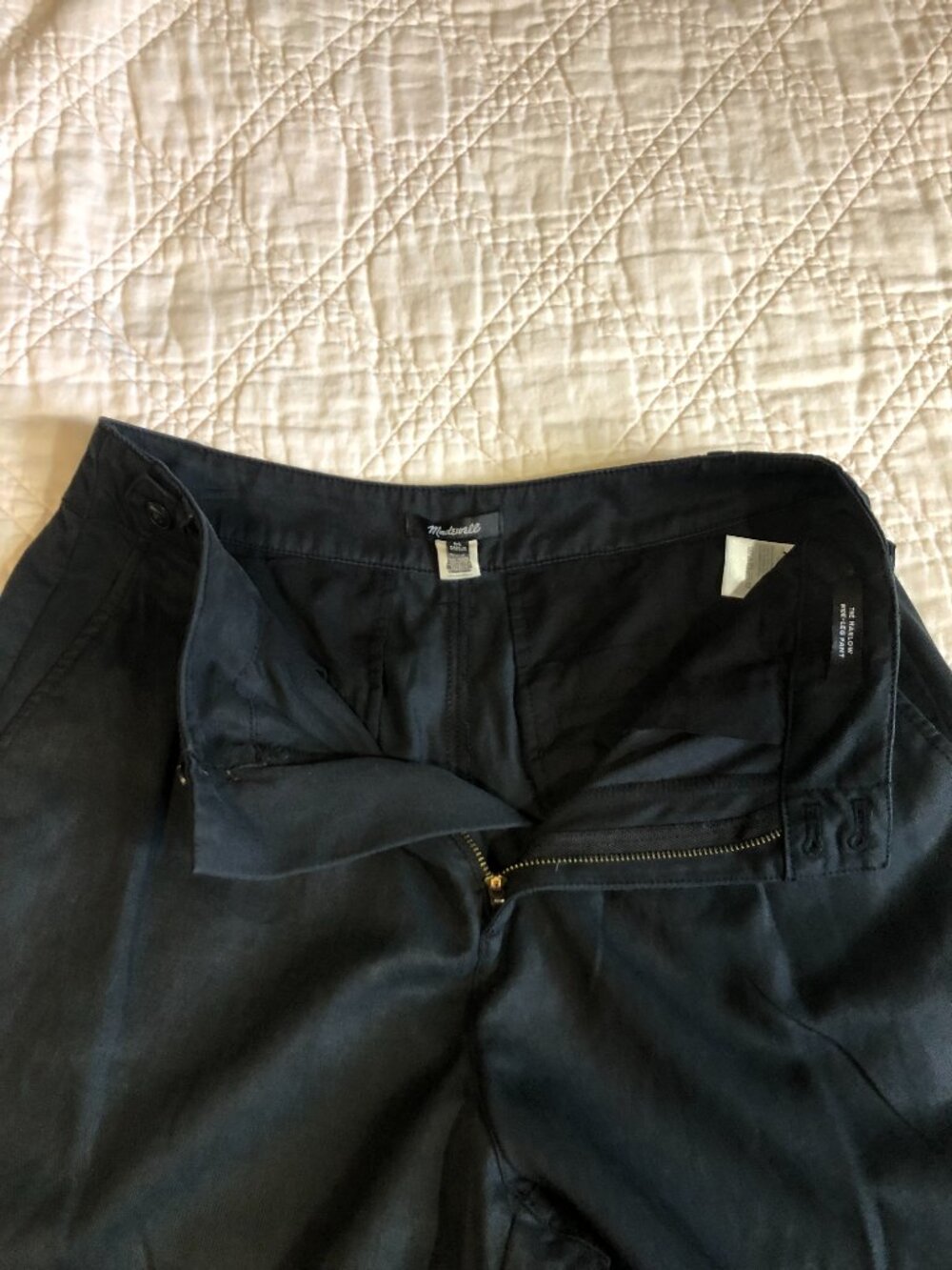 Madewell Women’s Black Slacks Pants, Size 4P - Picture 11 of 15